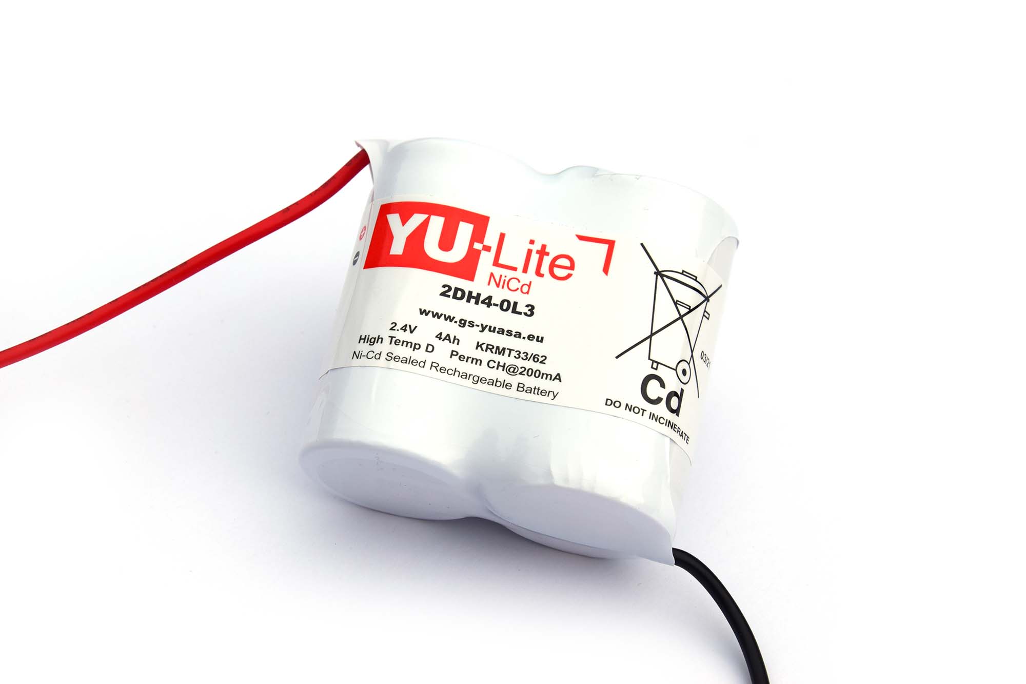 Yuasa NiCd 2.4V, D Battery