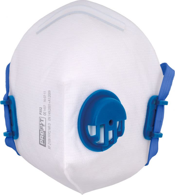 Masque respiratoire jetable Pro Fit, FFP2 NR D, avec soupape série FFP2 NR D