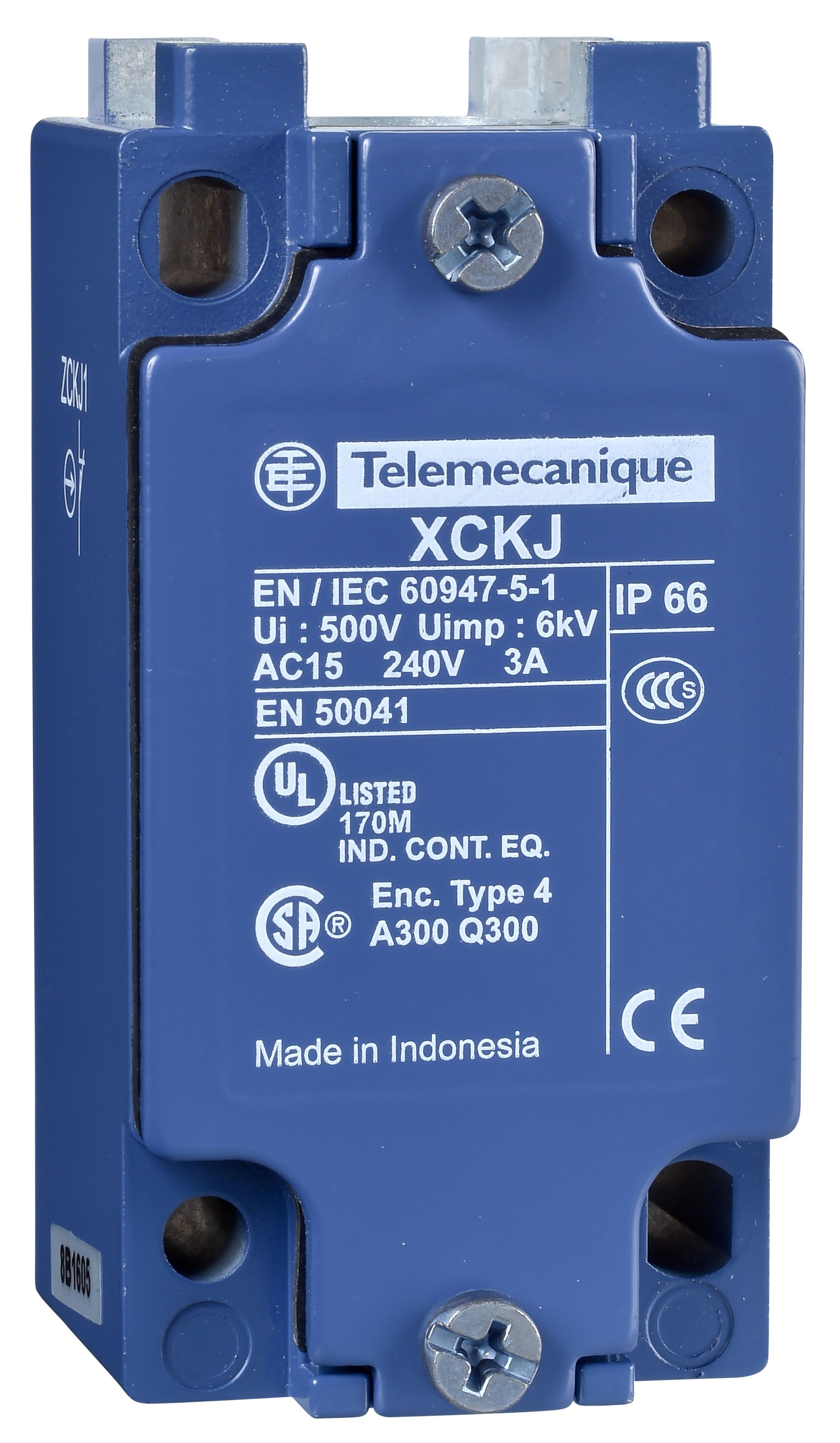 Telemecanique Endschalter, 2-polig, IP 66, Metall, 3A