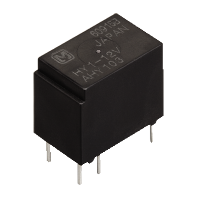 HY1-5V | Panasonic PCB Mount Non-Latching Relay, 5V dc Coil, 30mA ...