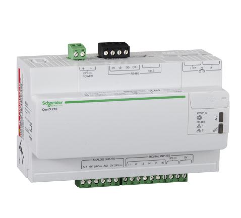 Schneider Electric ComX 210 Energy Monitor Data Logger, 8 Input Channel(s), Mains-Powered