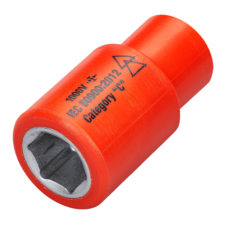 ITL Insulated Tools Ltd 7mm Square Socket With 1/4 in Drive , Length 41 mm