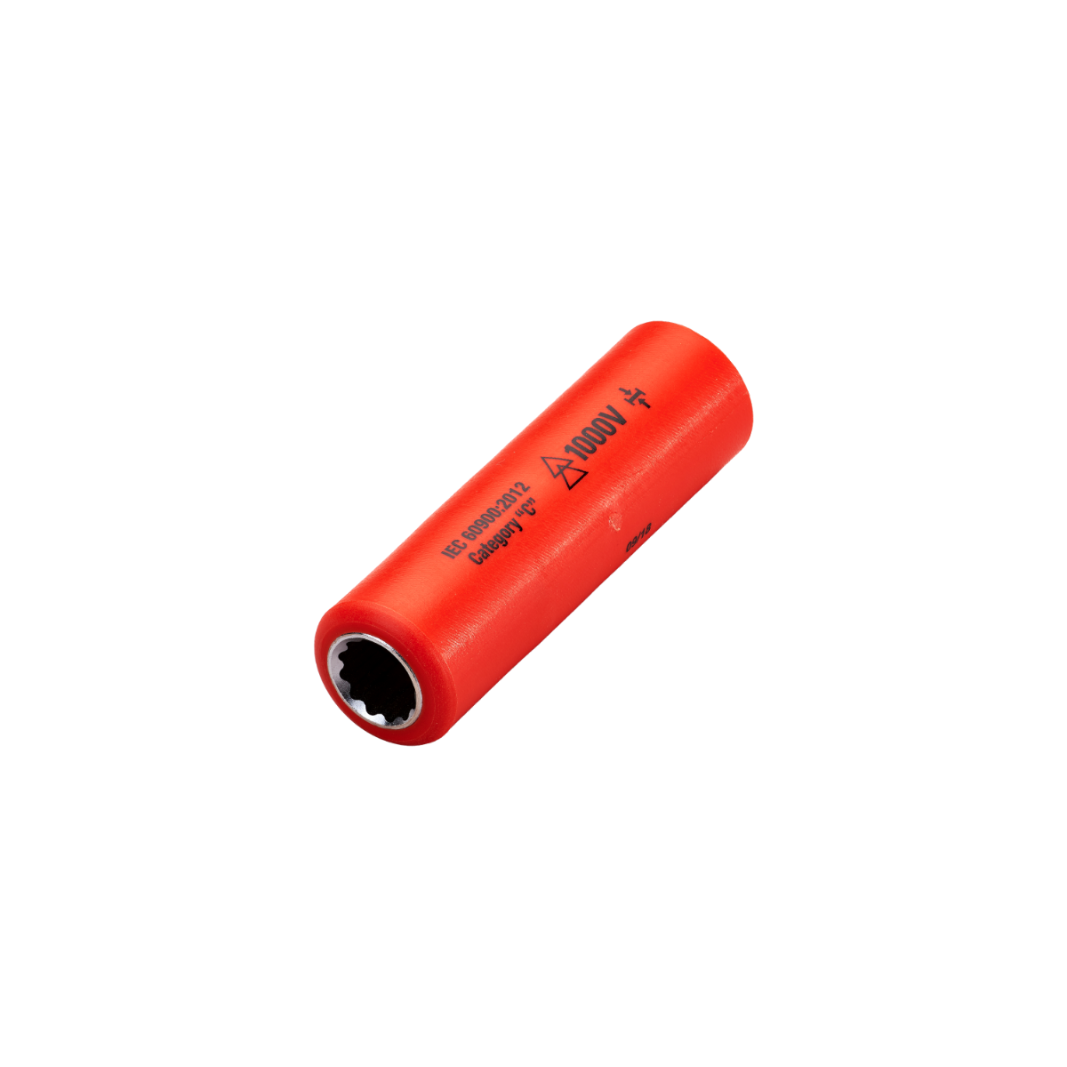 ITL Insulated Tools Ltd 12mm Square Deep Socket With 1/4 in Drive , Length 65 mm