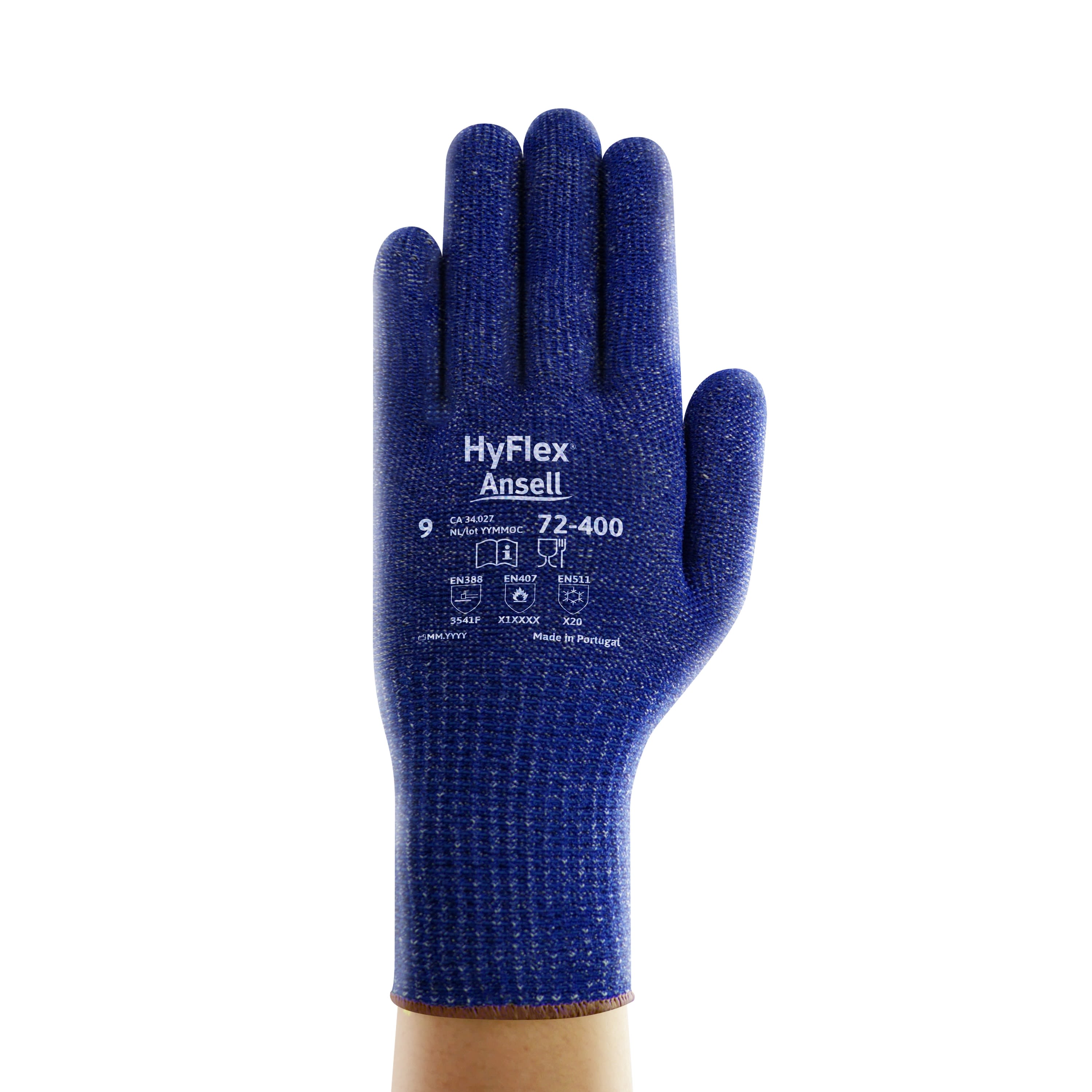 72400110 Ansell Blue Cut Resistant Cut Resistant Gloves, Size 11