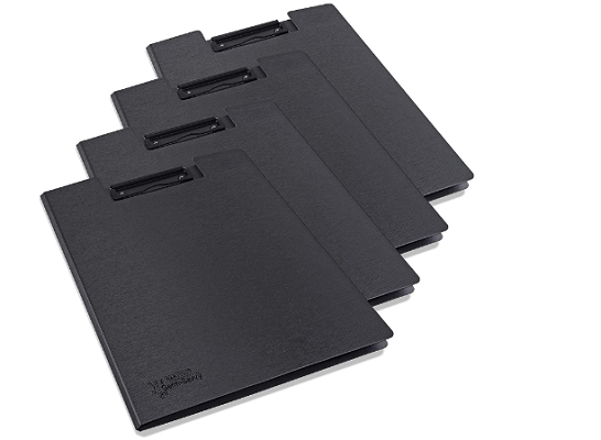 1641 | Rapesco A4 Black Clipboard | RS