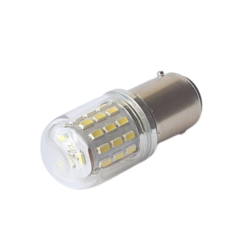 LED Lamp T18 Ba15D 2.5W 10-30V DC Warm W