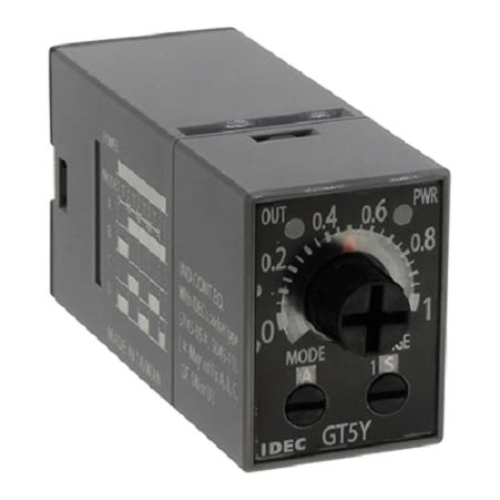 Idec Plug In Single Function Timer Relay, 24V ac, 4NO/4NC, 0.1 s → 1 s, 0.2 s → 10 s, 1.2 s → 1min