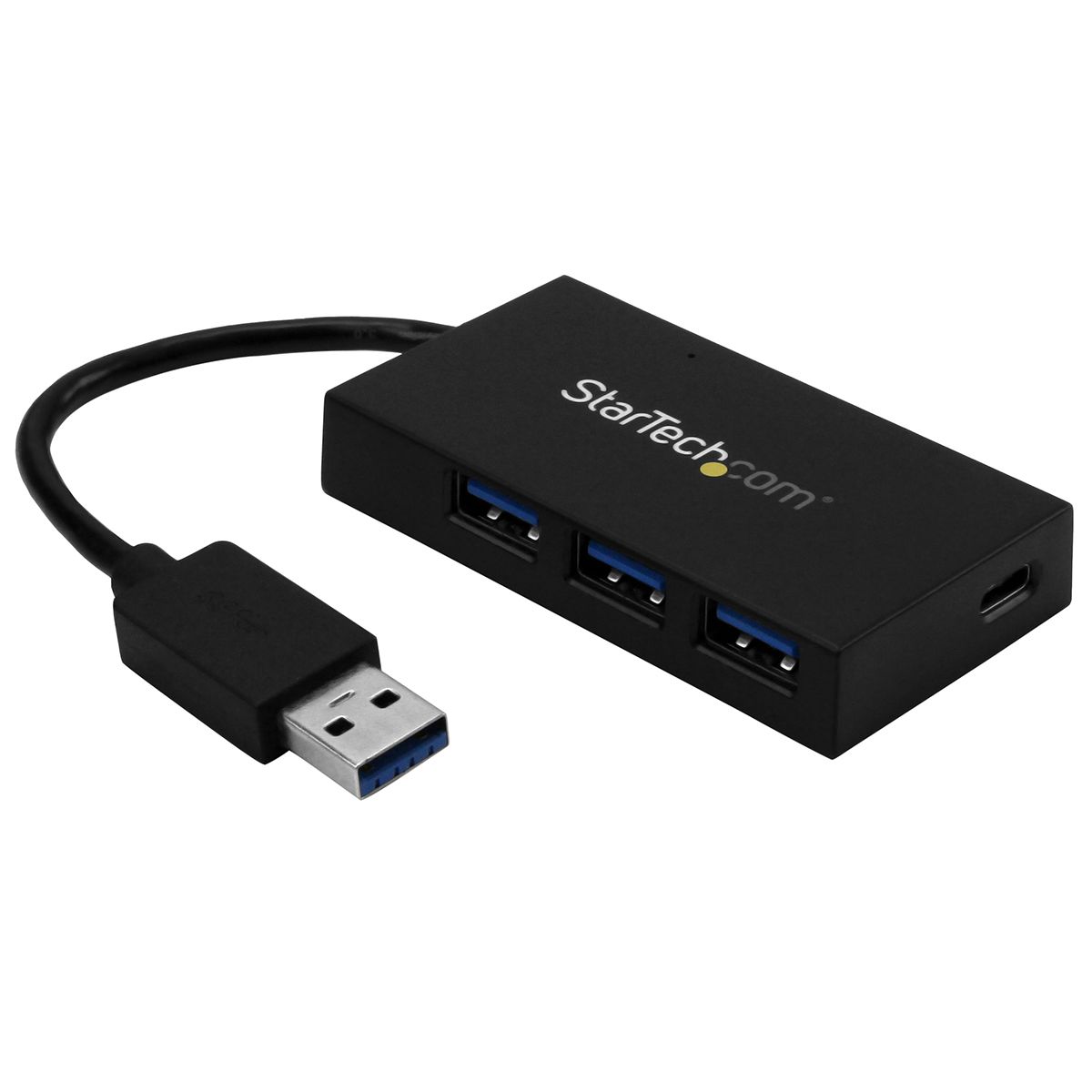 StarTech.com, USB 3.0 USB-Hub, 4 USB Ports, USB A, USB C, Netzteil, 38 x 74 x 13mm
