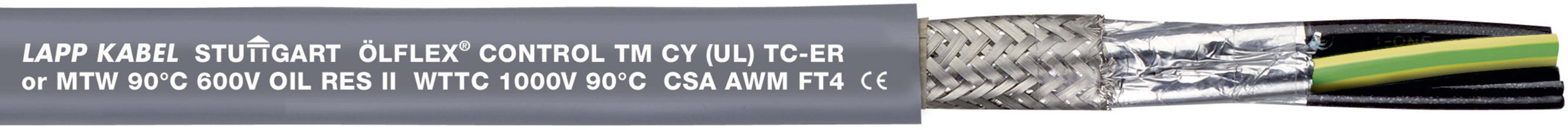 281618CY Lapp ÖLFLEX CONTROL TM CY Control Cable, 18 Cores, 1.5 mm²