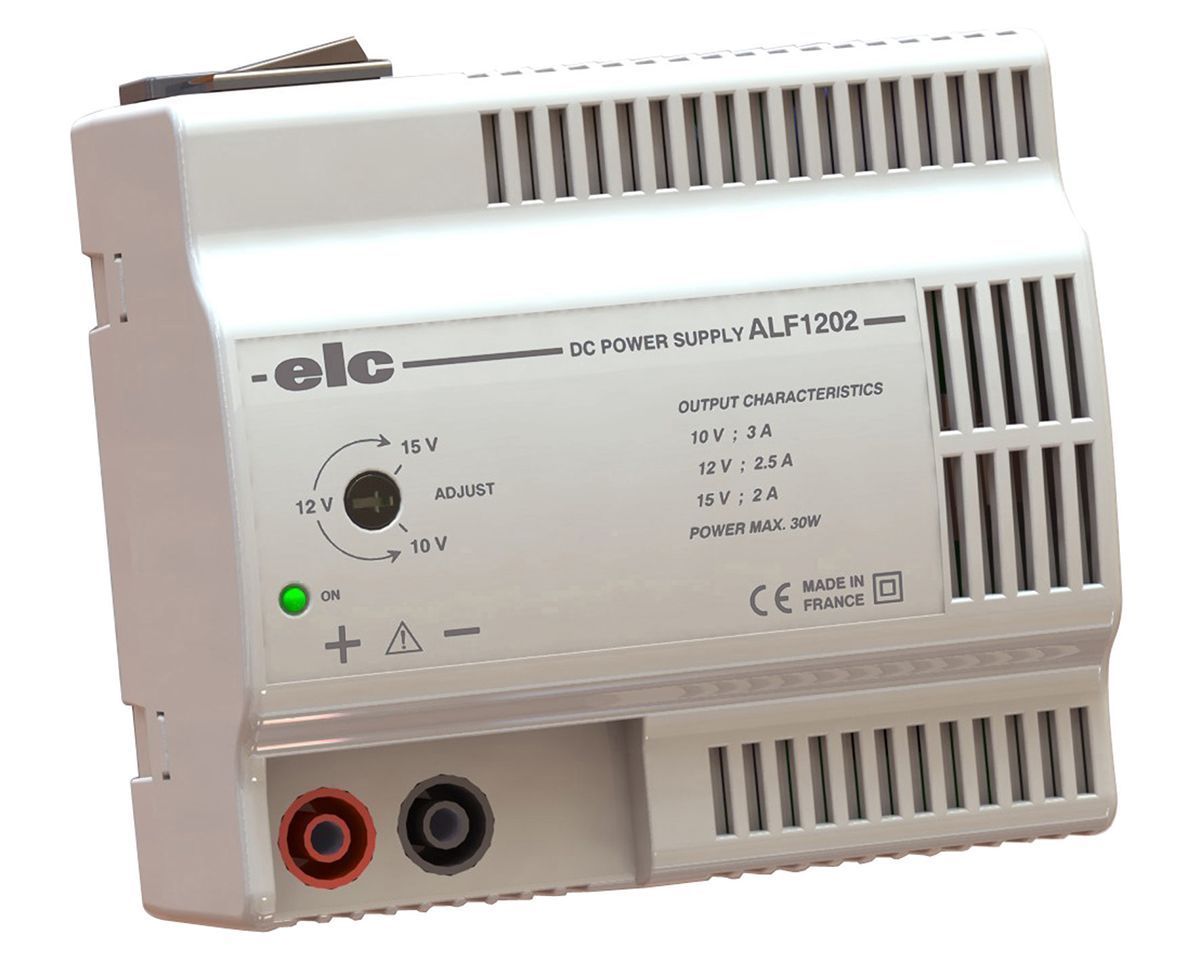 ELC ALF1202 Bench Power Supply, 30W, 1 Output, 10V, 2A