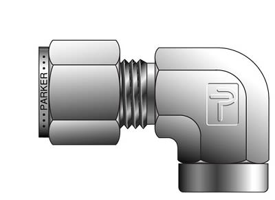 A-LOK® Inch Tube NPT Female Elbow - 1/4"