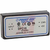 Power-One DC/DC CONVERTERS, SINGLE OUTPUT, 10 WATTS