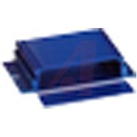 Box Enclosures ALUM ENCLOSURE, 2 PLATES, 8 SCREWS, BLUE ANODIZED, 1.18 H X 4.27 W X 3.15 D