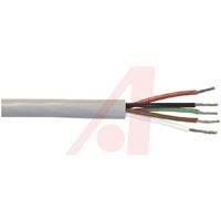 Belden Cable, Unshielded; 5; 22 AWG; 7 X 30; 0.01 In.; PVC; 0.032 In.; Chrome PVC; 300