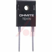 Ohmite Resistor, Thck Film Pwr;470 Ohms;TO-247;2-Term. Radial;70W;5%;+/-50ppm;500V