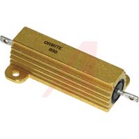 Ohmite Resistor, Wirewound;100 Ohms;AL Hsd;Chassis Mount, Axial;50 W;+/-1%;MIL-R-18546