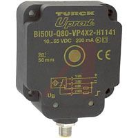 Turck Banner Sensor; Inductive Sensing Mode; 4-Wire DC PNP; 50; 10 To 65 VDC; 200 MA (Max.)