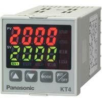 Panasonic Controller,Temperature,48/48mm,AC100-240V,Relay(out-1),1 Point(Alarm)