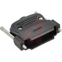 TE Connectivity Cable Clamp; Straight Exit Dataphone; 0.500 In.; 3; 4-40; Black (Housing); Zinc