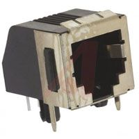 TE Connectivity Jack; PCB Mounted Jack; 6; Polyester (PBT); Phosphor Bronze; 0.5 In.