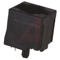 TE Connectivity Jack; PCB Mounted Jack; 8; Polyester (PBT); Phosphor Bronze; 0.65 In.