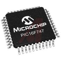 Microchip MCU, 8-Bit, 4KW Flash, 368 RAM, 36 I/O, TQFP-44