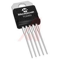 Microchip Driver, MOSFET, 12A Single, Non-Inverting, TO-220-5