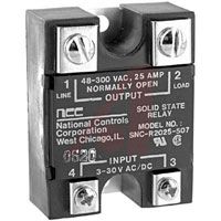 Relay; 48 to 300 VAC; Solid State; 600 Vpeak; Panel Mount