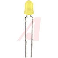Vishay LED; Yellow; 5 Mcd (Typ.); 3.2 Mm; T-1; 30 MA; 2.4 V (Typ.); 6 V (Typ.); 585 Nm