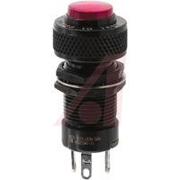 Dialight Indicator, LED;Red;15/32In.;T-1-3/4;Panel;MIL-MS25041-6 Approved