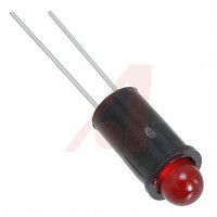 Dialight INDICATOR, PANEL MOUNT, .25 MOUNTING HOLE, SNAP IN, 2V RED