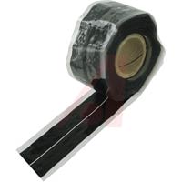TE Connectivity Tape; Silicone; 1 In.; 0.02 In.; Black; -60 To ? DegC; RoHS, ELV Compliant
