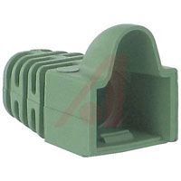TE Connectivity Cable Boot; Snagless; Green; 0.21 In.; RoHS Compliant, ELV Compliant