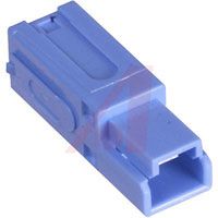 TE Connectivity Connector, Power Lock; Polycarbonate; 1; Hermaphroditic; In-Line; Blue