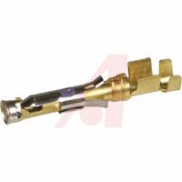 TE Connectivity Contact; Socket; 16; Brass; Signal; Gold (15) Over Nickel (50); 18-14 AWG