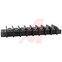 TE Connectivity Barrier Strip, Double-Row; 14 To 22 AWG; #6-32; 0.437; 25 A; 8 Pos.