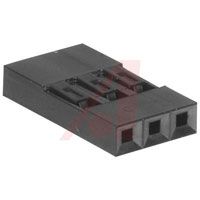 Amphenol ICC Connector,crimp-to Wire Housing,single Row,2.54mm(.100)cont Centers,3 Position