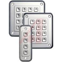 Storm Keypad, 1000 Series, 4 Key, Silver Case And Key