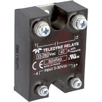 Teledyne Relay; 240 VAC; Solid State; 40 A; 350 A (Max.) (Non-Repeatative); Panel Mount