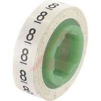3M INDENTIFYING TAPE;NUMBERED 8 Only, 96 Inches A Roll