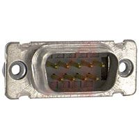 3M D-Sub Connector; Plug; Copper Alloy; Gray; Steel; Tin; 9; 8200 Series