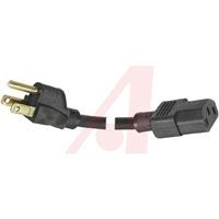 Volex Power Cords Power Cord; 10 A; 386 A; SVT Z-Fold Duofoil Plus 85% Braid; 6 Ft. 7 In.; 1250 W