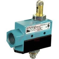 Honeywell Switch; Roller Plunger; 15, 1/2, 1/4 A; 125 VAC/VDC, 250 VAC/VDC, 480 VAC