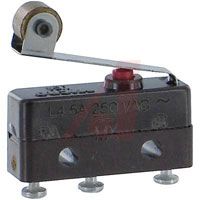 Honeywell Switch, PRECISION, SubMiniature, Basic, Actuator-Roller LEVER,5AMPS,WIREWRAP