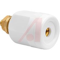 Superior Electric Connector, Electrical; Socket Receptacle; 0.16 In.; 0.81 In.; 0.19 In.; White;
