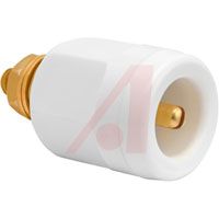 Superior Electric Connector, Electrical; Pin Receptacle; 0.16 In.; 0.81 In.; 0.19 In.; White;