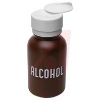 Menda Bottle, Alcohol; 8 Oz.; High Density Polyethylene; Brown