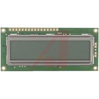 Lumex Module, LCD; 16 X 2 Mm; 5 X 8; 5 V (Typ.); 12 MA (Typ.); -20 DegC; DegC