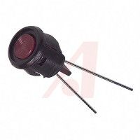 Lumex Indicator, LED;Red;10mcd;0.354In.;T4.9mm;2V;60deg;Wire Lead;30mA;Diffused;85degC
