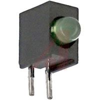 Lumex Indicator, PCB LED;Green;30mcd;0.114In.Dia.;60deg;565nm;150mA;2.2V Vf;5V Vr;105m